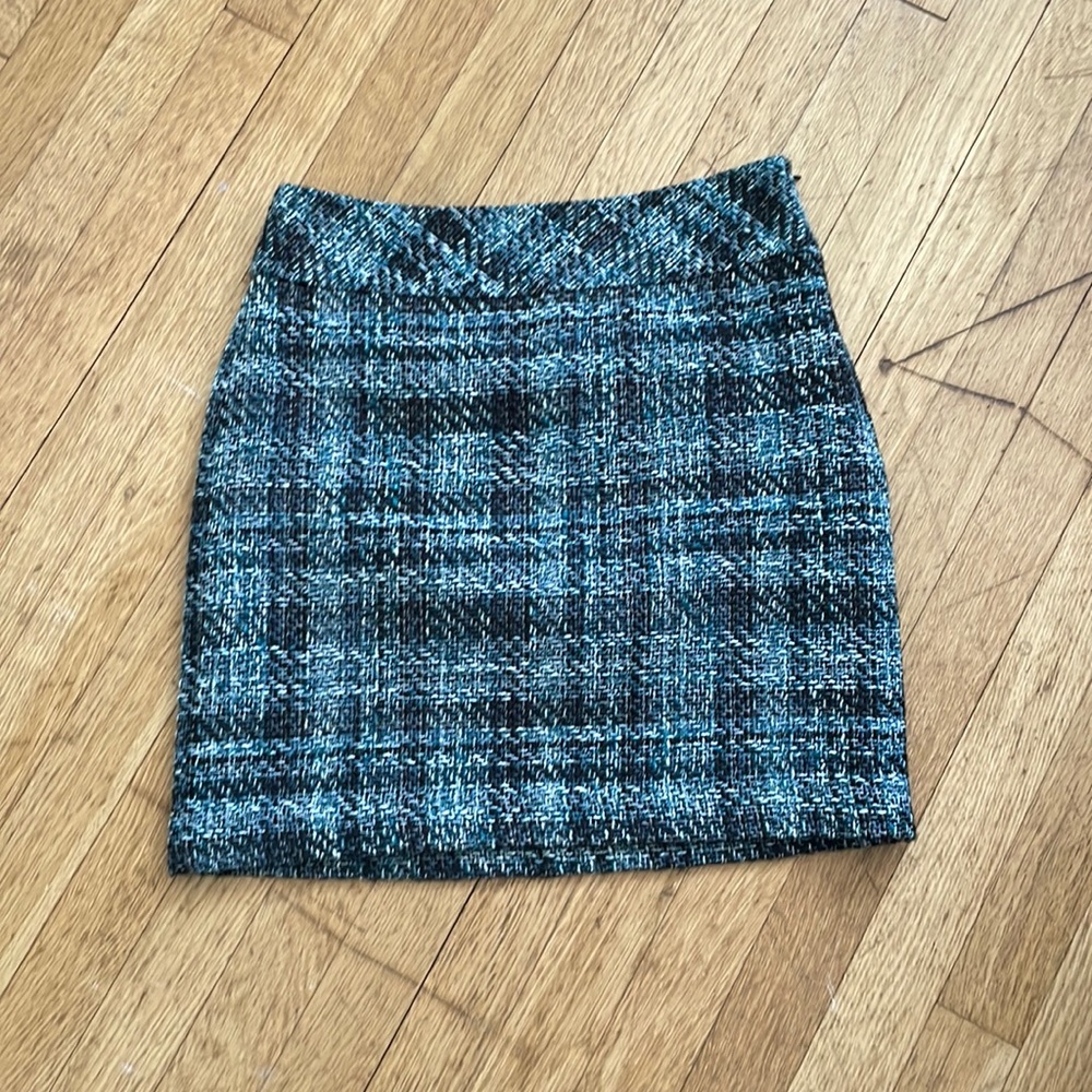Loft plaid skirt